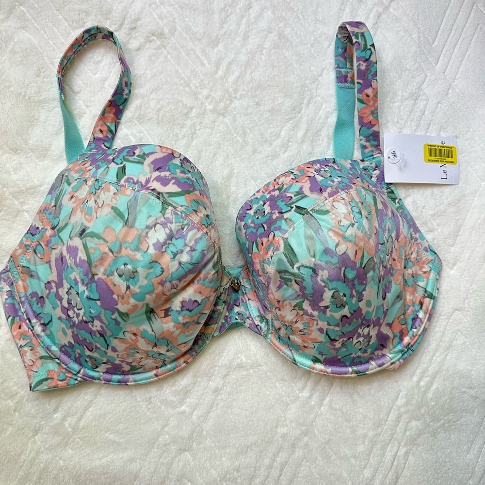 Le Mystere Women's Safari T-Shirt Bra, Wildflower Print